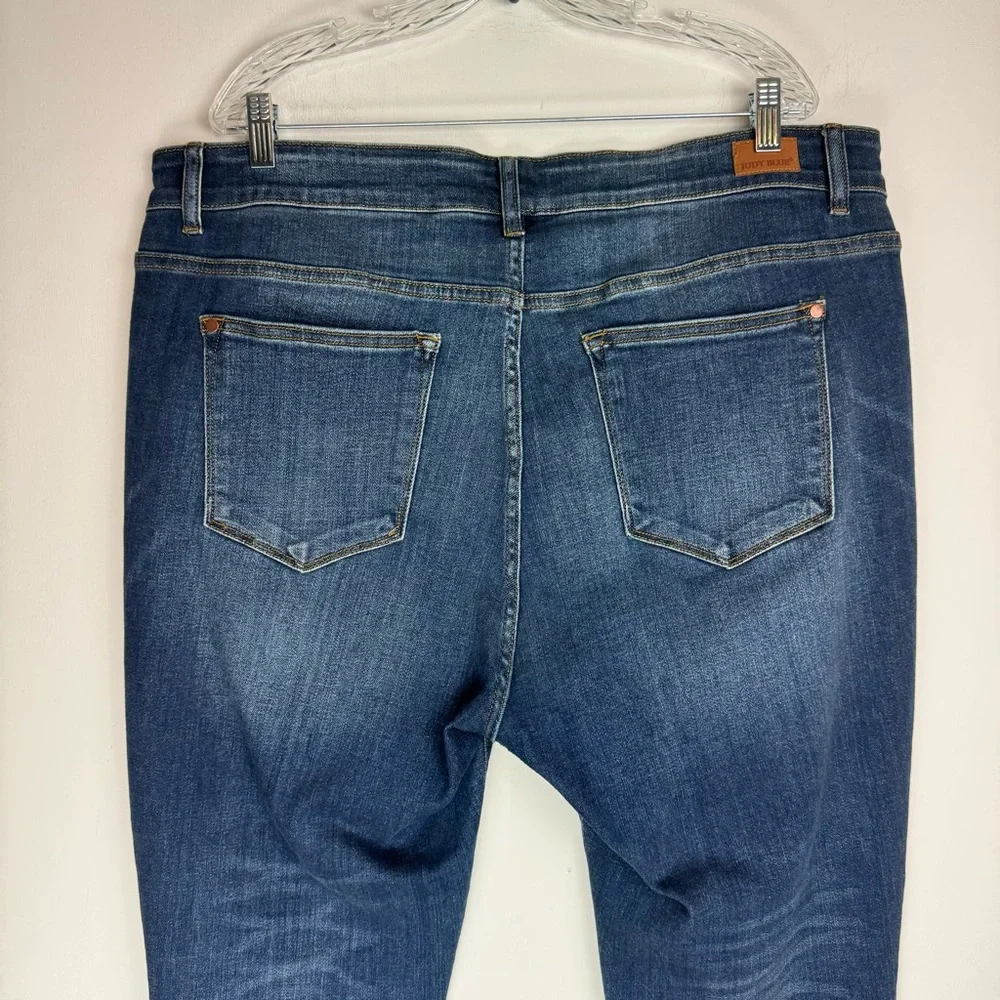 Judy Blue Skinny Fit Jeans Sz 20W Dark Wash Stretch